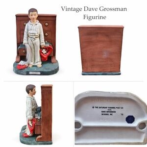 Vintage Norman Rockwell”Discovery”Figurine1975 Dave GrossmanSaturdayEveningPost
